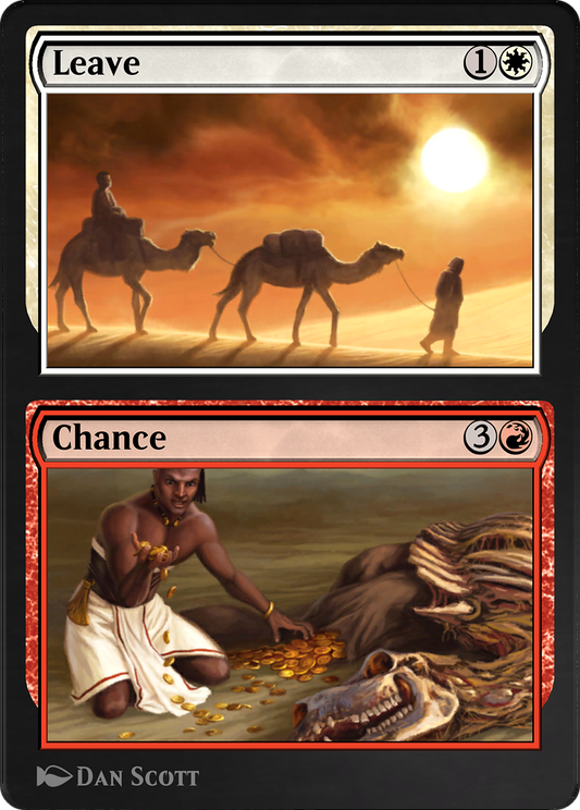 Leave // Chance (AKR-242) - Amonkhet Remastered