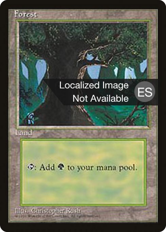 Forest (4BB-378) - Fourth Edition Foreign Black Border