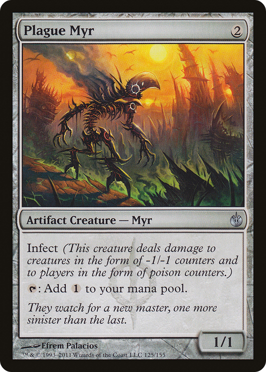 Plague Myr (MBS-125) - Mirrodin Besieged