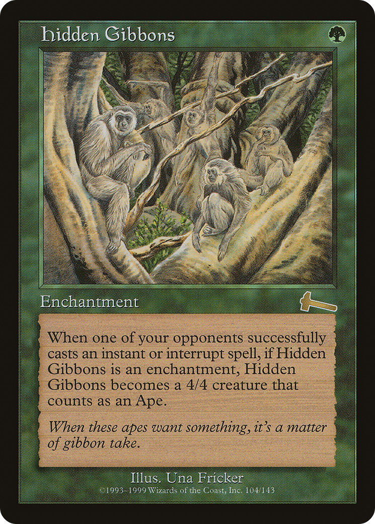 Hidden Gibbons (ULG-104) - Urza's Legacy Foil