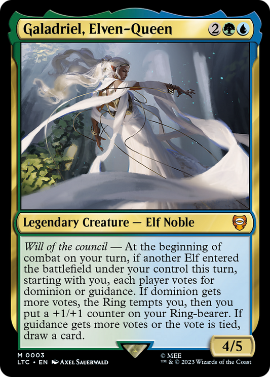 Galadriel, Elven-Queen (LTC-003) - Tales of Middle-earth Commander Foil
