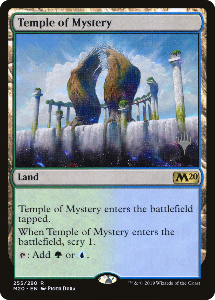 Temple of Mystery (PM20-255P) - Core Set 2020 Promos Foil