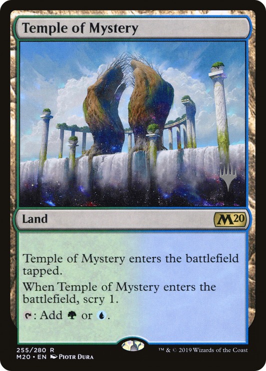 Temple of Mystery (PM20-255P) - Core Set 2020 Promos Foil