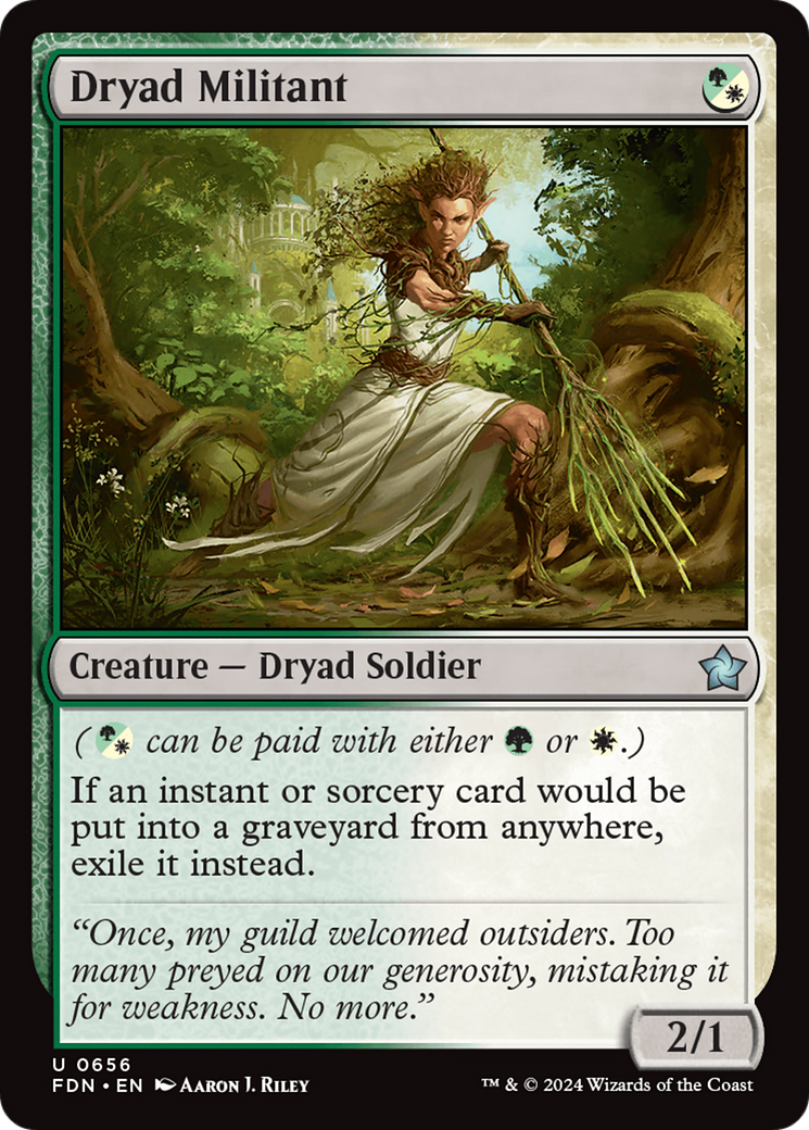 Dryad Militant (FDN-656) - Foundations