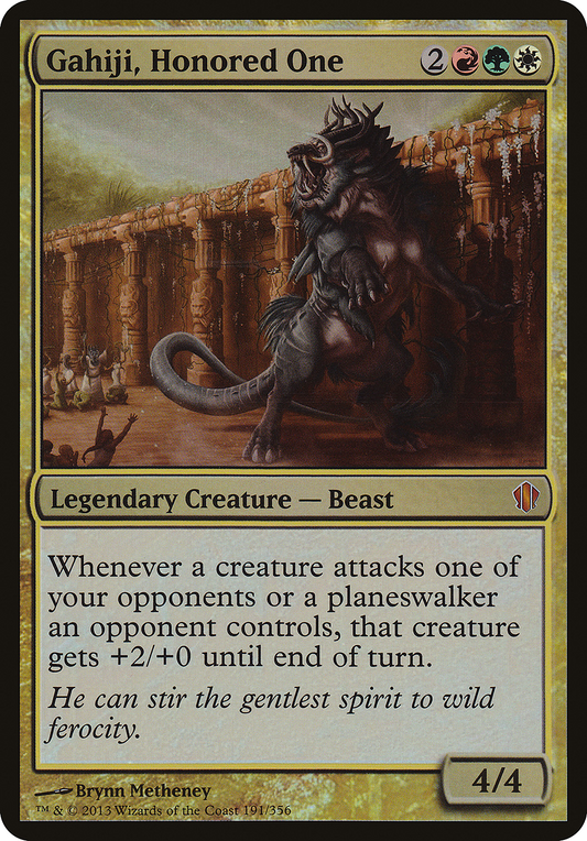 Gahiji, Honored One (OC13-191) - Commander 2013 Oversized Foil