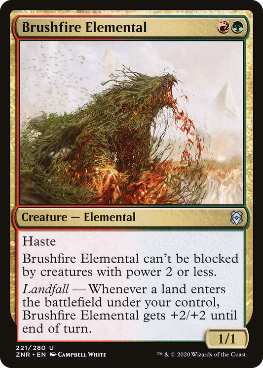 Brushfire Elemental (ZNR-221) - Zendikar Rising