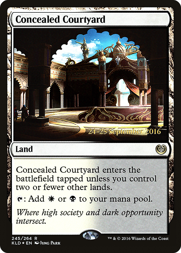 Concealed Courtyard (PRE-245S) - Kaladesh Promos (Prerelease) Foil