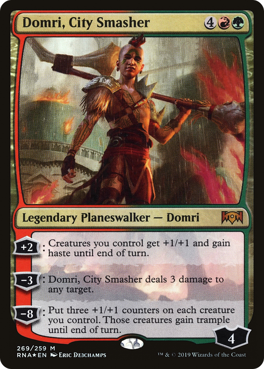 Domri, City Smasher (RNA-269) - Ravnica Allegiance Foil