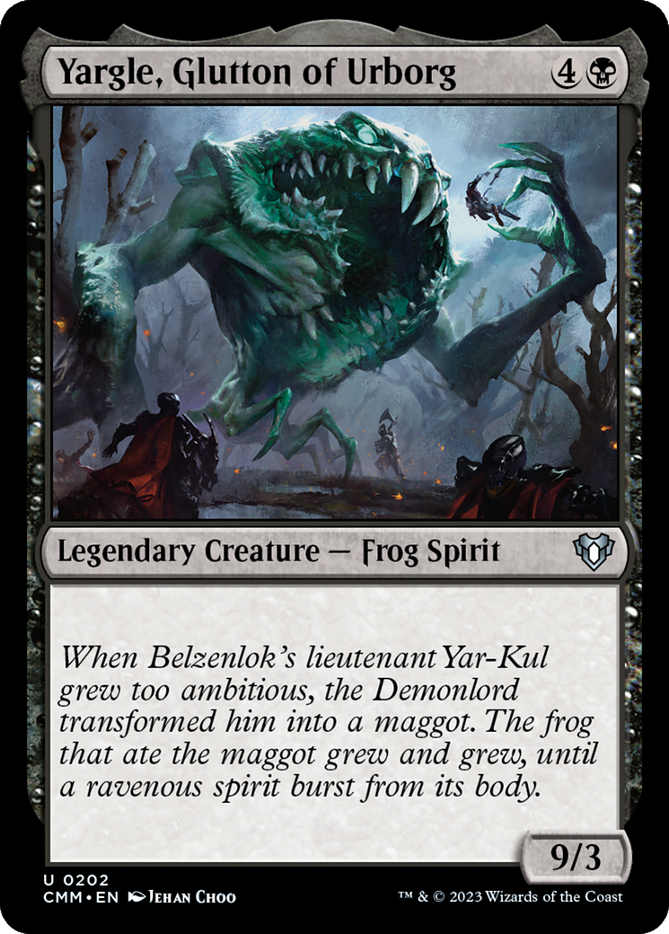 Yargle, Glutton of Urborg (CMM-202) - Commander Masters