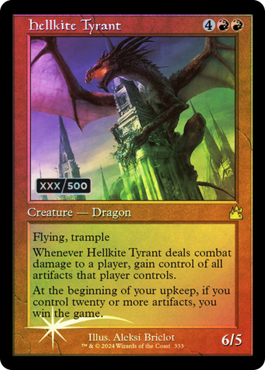 Hellkite Tyrant (RVR-333Z) - Ravnica Remastered Foil