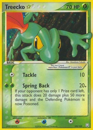 Treecko Star (109/null) - Team Rocket Returns  - Ultra Rare