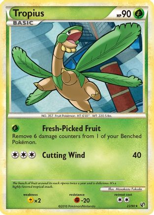 Tropius 22/90 - HSUndaunted Reverse Holofoil