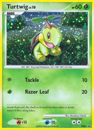 Turtwig DP01/56 - DP Black Star Promos Holofoil