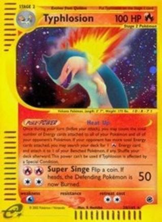 Typhlosion 28/165 - Expedition Base Set Reverse Holofoil