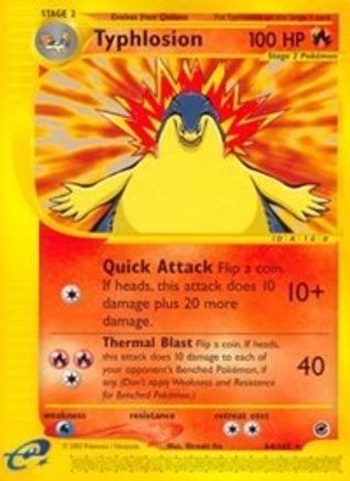 Typhlosion 64/165 - Expedition Base Set Reverse Holofoil