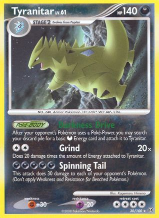 Tyranitar - 030/100 - Stormfront Normal