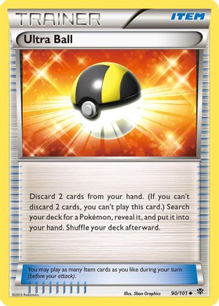 Ultra Ball 90/101 - Plasma Blast Reverse Holofoil