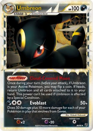 Umbreon 86/90 - HSUndaunted Holofoil