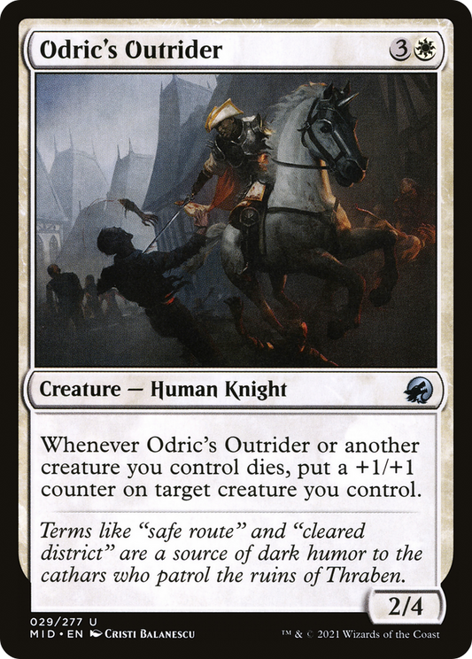 Odric's Outrider (MID-029) - Innistrad: Midnight Hunt Foil