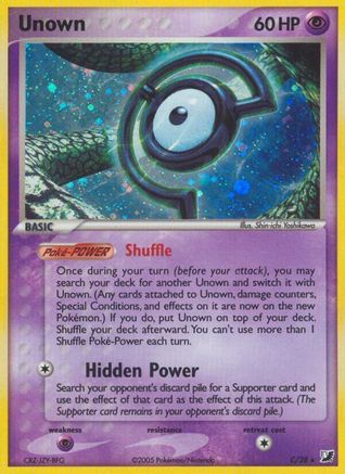 Unown (C)  - Unseen Forces Holofoil