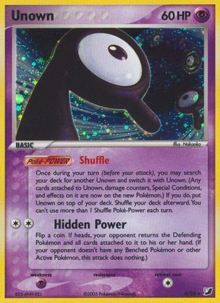 Unown (R)  - Unseen Forces Holofoil