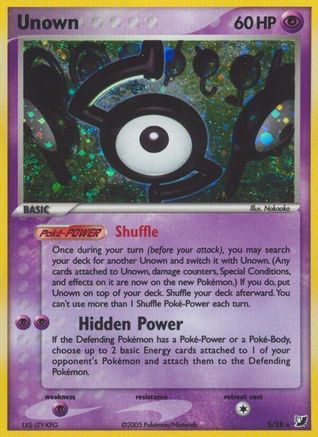 Unown (S)  - Unseen Forces Holofoil