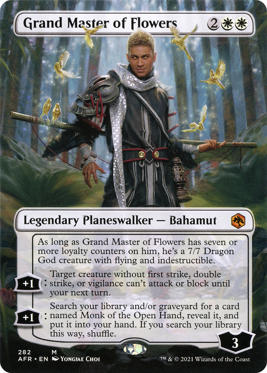 Grand Master of Flowers (Borderless) (AFR-282) - Adventures in the Forgotten Realms (Borderless)