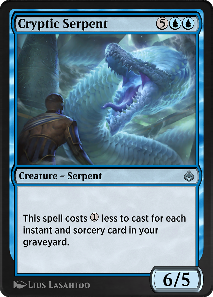 Cryptic Serpent (AKR-057) - Amonkhet Remastered