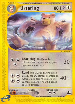 Ursaring 110 - Skyridge Reverse Holofoil - Common