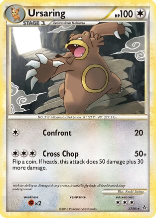 Ursaring - 027/95 - Unleashed Reverse Holofoil