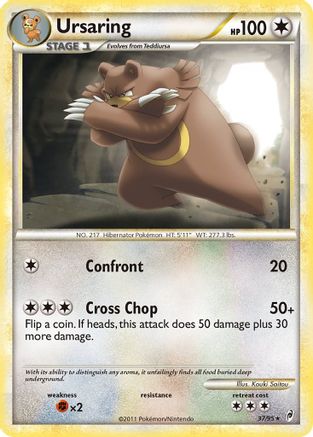 Ursaring (37/95) - Call of Legends Reverse Holofoil - Rare