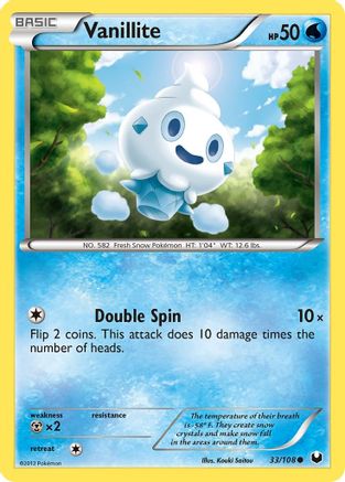 Vanillite 33/108 - Dark Explorers