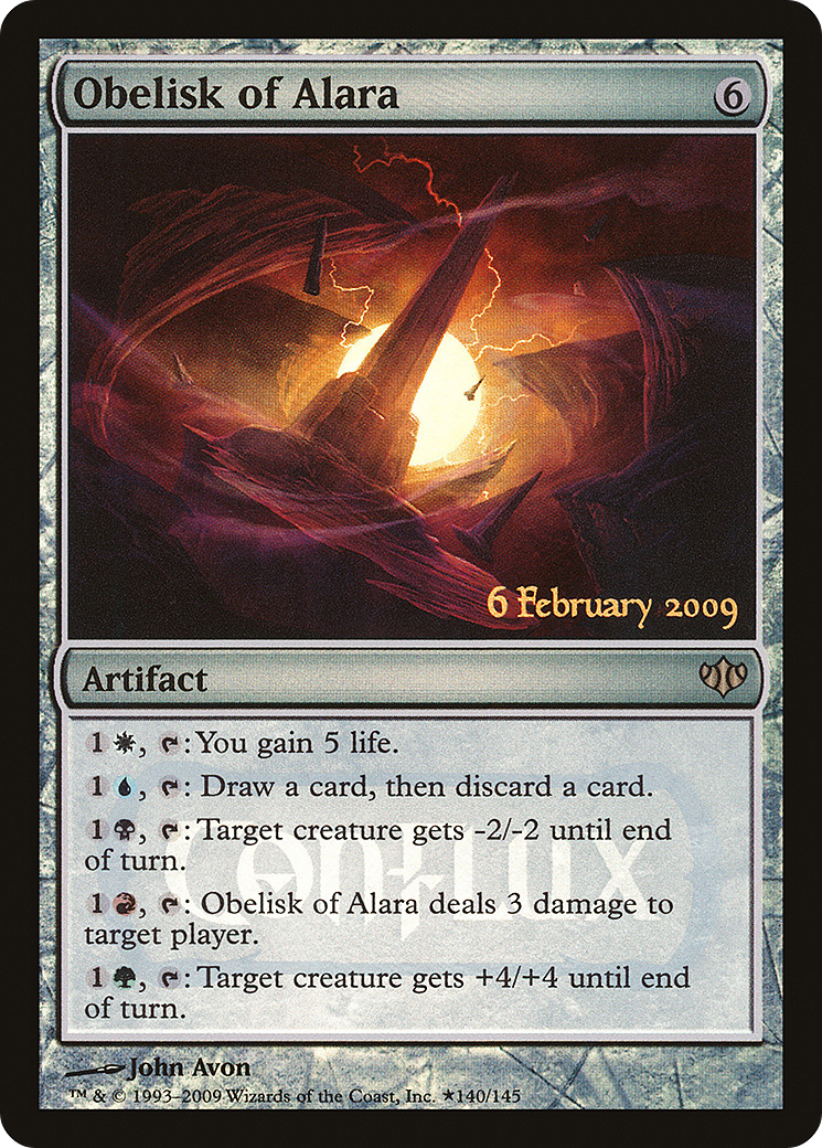 Obelisk of Alara (PCON-140★) - Conflux Promos Foil