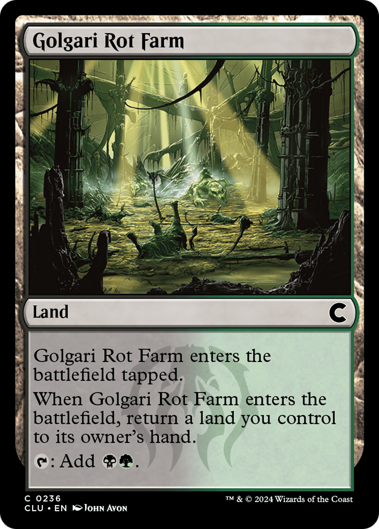 Golgari Rot Farm (CLU-236) - Ravnica: Clue Edition