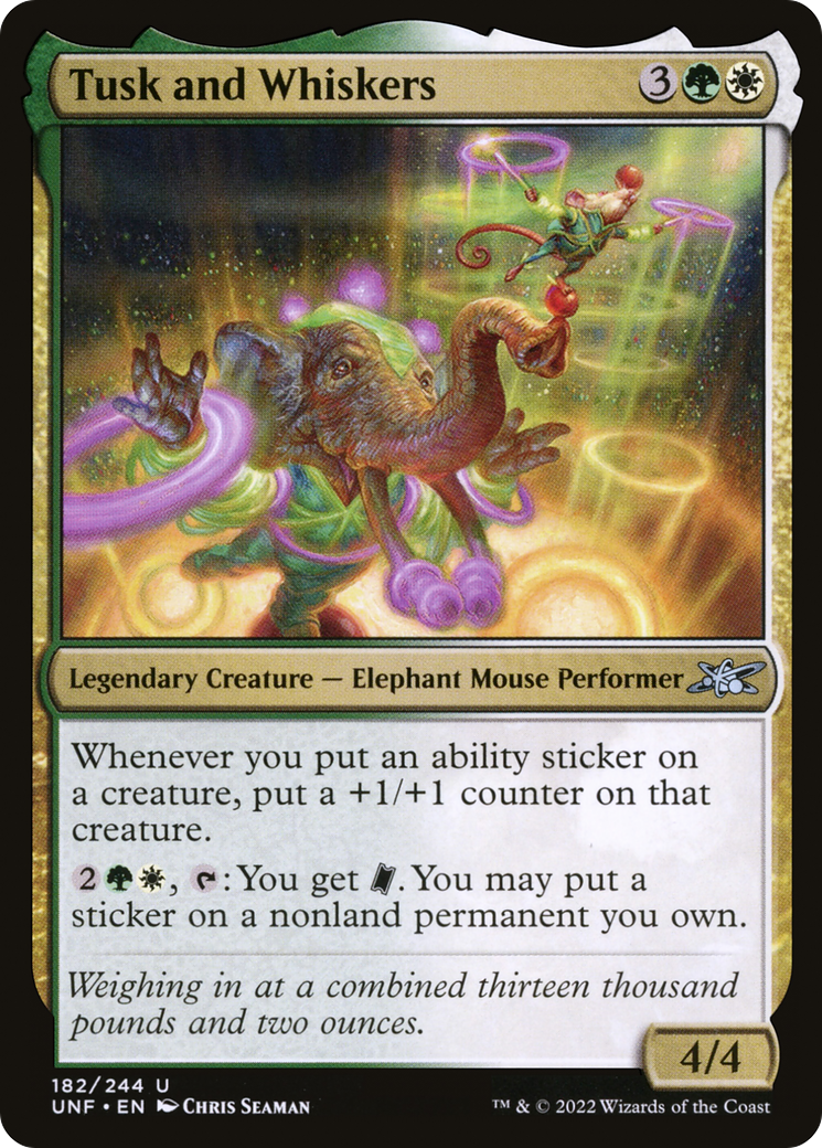 Tusk and Whiskers (UNF-182) - Unfinity Foil