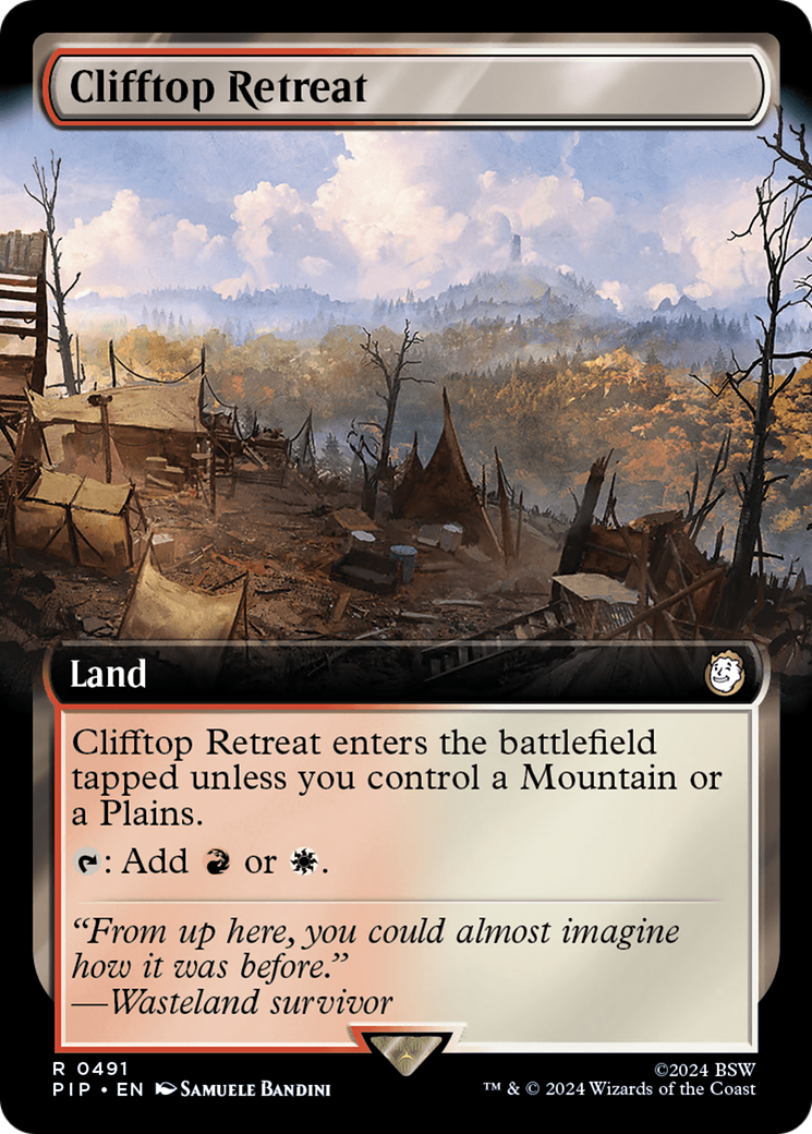 Clifftop Retreat (PIP-491) - Fallout: (Extended Art) Foil