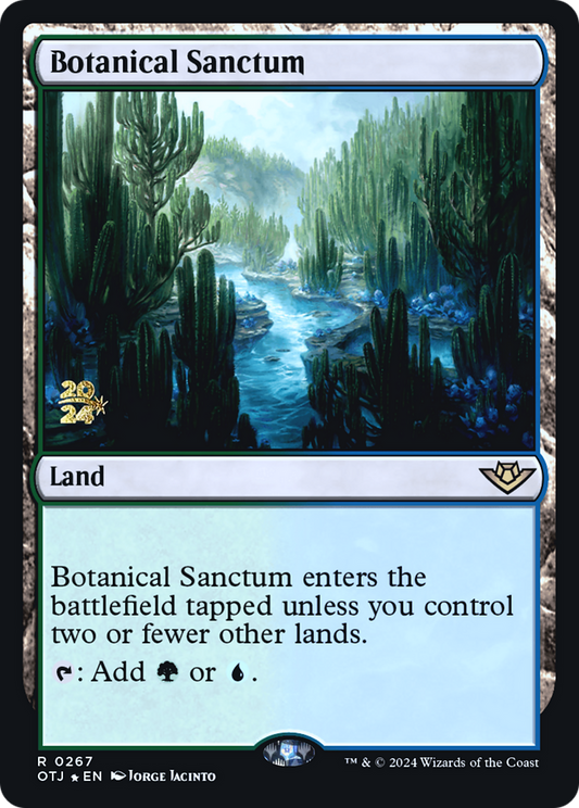 Botanical Sanctum (PRE-267) - Outlaws of Thunder Junction Promos (Prerelease) Foil