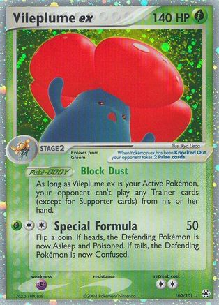 Vileplume ex 100/101 - Hidden Legends Holofoil