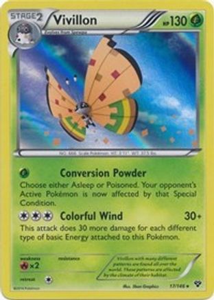 Vivillon (High Plains [Orange]) 17 - XY Base Set Holofoil