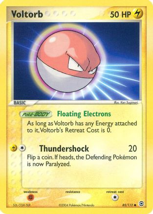 Voltorb 85/112 - FireRed & LeafGreen Reverse Holofoil