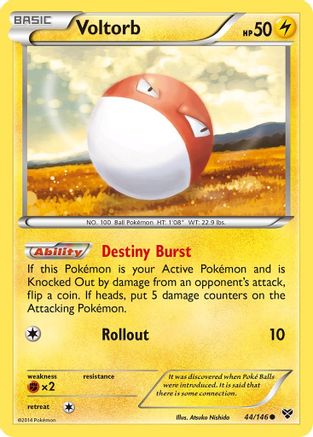 Voltorb 044/146 - XY Base Set Normal - Common