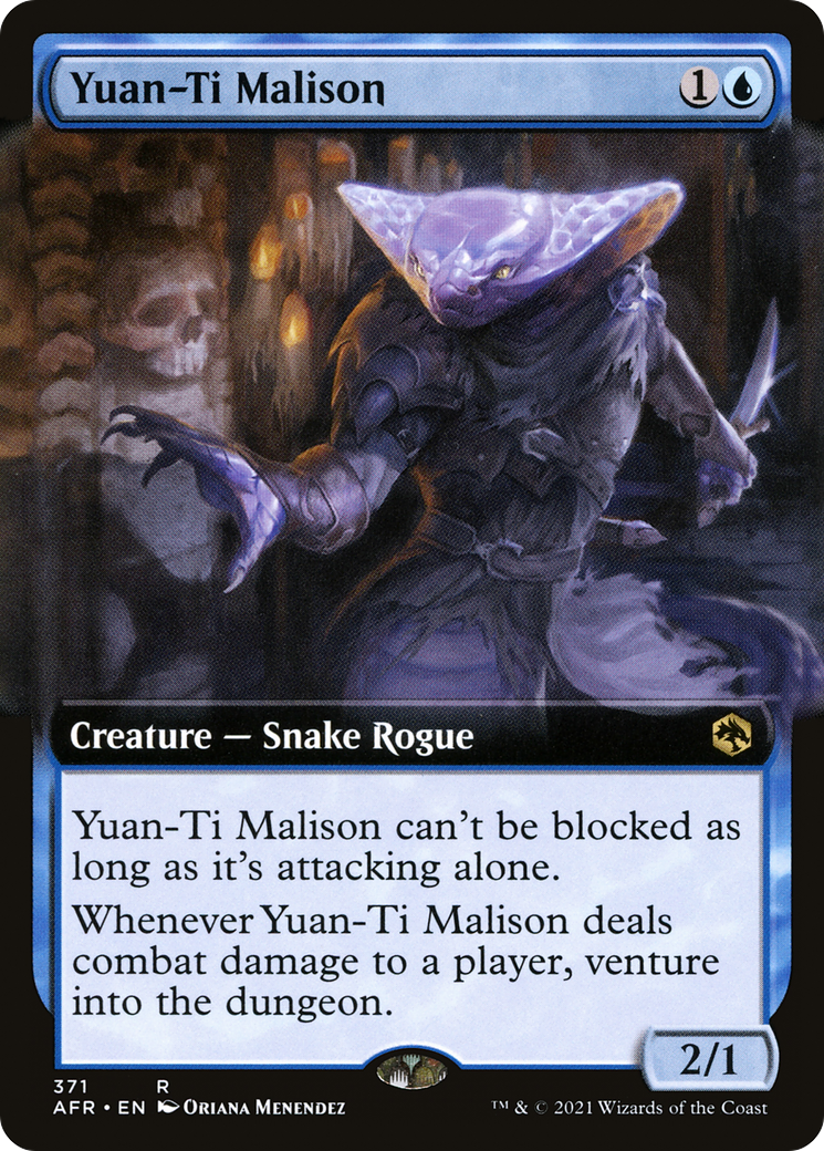 Yuan-Ti Malison (AFR-371) - Adventures in the Forgotten Realms: (Extended Art)