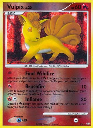 Vulpix (Shiny) SH6 - Platinum Reverse Holofoil - Shiny Holo Rare