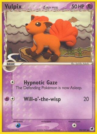 Vulpix (Delta Species) 070/101 - Dragon Frontiers Normal - Common