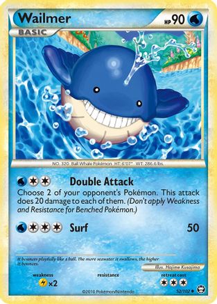 Wailmer 52/102 - HSTriumphant Reverse Holofoil