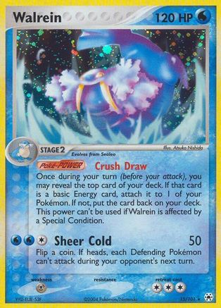 Walrein 15/101 - Hidden Legends Holofoil