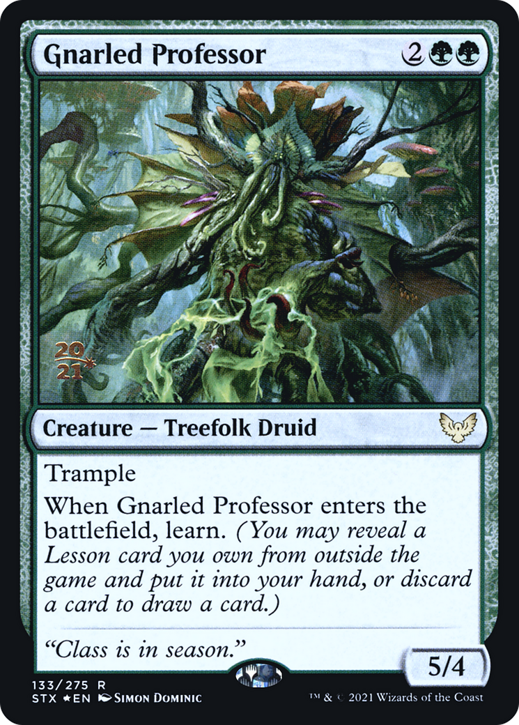 Gnarled Professor (PRE-133S) - Strixhaven: School of Mages Promos (Prerelease) Foil