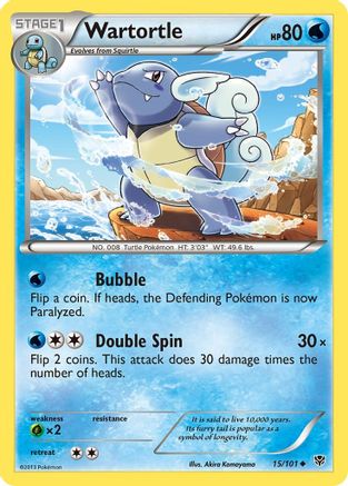 Wartortle 15/101 - Plasma Blast