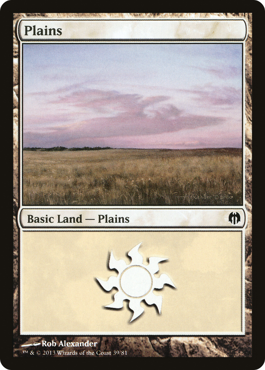 Plains (DDL-039) - Duel Decks: Heroes vs. Monsters