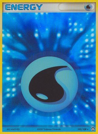 Water Energy 105/108 - Power Keepers Holofoil